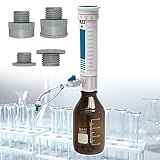 Dispensador De LíQuido Com Tampa De Garrafa 0 4 60 ML Janela Digital Design De VáLvula De SegurançA Dupla Com Frasco De Reagente Adaptador De Parafuso Para LaboratóRio 5 30ML