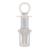 Dispensador De Remédio 10ml Bico De Silicone Bebês Seringa