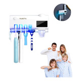 Dispensador Uv Automático Pasta Suporte 4 Escovas De Dente