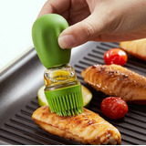 Dispenser De Azeite óleo Com Escova Silicone Vidro 150ml