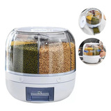 Dispenser De Cereais Giratório Com 6 Divisorias