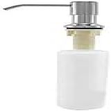 Dispenser De Embutir Porta Detergente Sabonete Liquido Dosador Pia Sabão Bancada Cuba Aço Inox 304 Diversas Cores Brinovar PRATA 