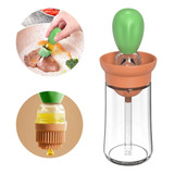 Dispenser De Óleo Azeite Portátil Com Escova De Silicone