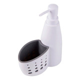 Dispenser Detergente Porta Sabão Pia Suporte Esponja Bucha