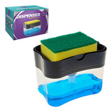 Dispenser Detergente Suporte Porta Bucha Esponja