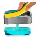 dispenser dosador detergente sabao esponja limpeza