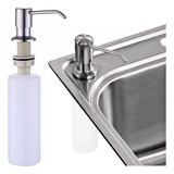 Dispenser Embutir Dosador Detergente Porta Sabonete Pia Inox