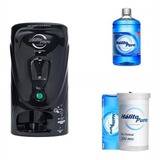 Dispenser Fio Dental Enxaguante Bucal Standard Preto 220v