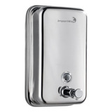 Dispenser Inox Sabonete Líquido Álcool Gel 500 Ml Manual De Parede Banheiro Importway Iwdsa 500