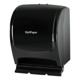 Dispenser Papel Toalha Bobina Toalheiro Alavanca Preto 300m