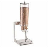 Dispenser Porta Alimentos Cereais Inox Policarbonato 3 L