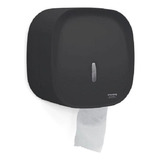 Dispenser Porta Papel Higiênico Parede Banheiro Rolão Luxo Cor Preto