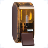Dispenser Saboneteira Sabonete Líquido E Gel Marrom