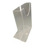 Display A6 10x15 Porta Panfleto Flyer Folder Acrílico 5pcs