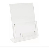 Display Acrílico Porta Folder A5 15x21 Porta Cartão 10pcs
