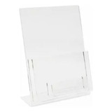Display Acrílico Porta Folder A5 15x21 Porta Cartão 2pcs