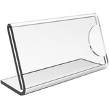 Display Acrílico Porta Preço 6x3cm Mesa Buffet Kit 10 Peças
