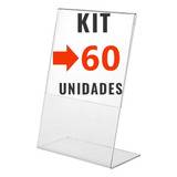 Display Acrilico Porta Retrato L A6 10x15 Kit 60