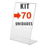 Display Acrilico Porta Retrato L A6 10x15 Kit 70