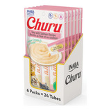Display Churu Atum Com Salmão 24 Tubos De 14g