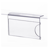 Display Etiqueta Porta Preço Modelo L 7x5cm 100 Peças