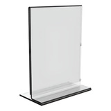 Display Expositor T Restaurante 10x15cm A6 Balcão Mesa 20pcs