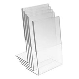 Display L 10x15 A6 Acrílico Balcão Mesa 10 Pecas