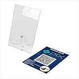 Display L Expositor Acrílico 10x15cm Cardápio Pix QRCode