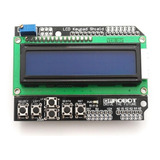 Display Lcd 1602 Azul Keypad Teclado Botão Arduino 16x2