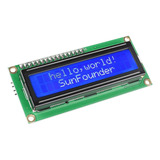 Display Lcd 16x2 1602 Fundo Azul