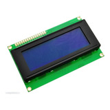 Display Lcd 20x4 2004 I2c Fundo Azul Letra Branca Arduino
