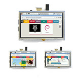 Display Lcd 5 Pol Touch Tela Raspberry Pi 3 A b 2b 800x480