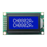 Display Lcd 8x2 Backlight Azul 0802a Projetos Arduino