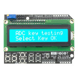 Display Lcd Keypad Shiel Azul Teclado Botão Arduino 16x2