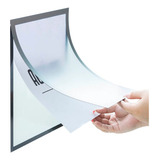 Display Moldura A4 21x30cm Transparente Kit 3 Peças
