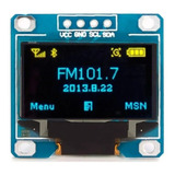 Display Oled 0 96 Azul E Amarelo Gráfico I2c 128x64 Arduino