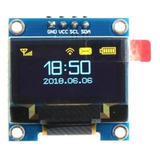 Display Oled 0 96 Azul E Amarelo Gráfico I2c 128x64 Arduino