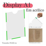 Display Parede Quadro Avisos Porta Folhas