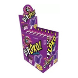 Display Pirulito Dip Loko Explode Na Boca Sabor Uva 15u 11g