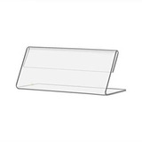 Display Porta Etiqueta Acrílico 10x5cm Kit Com 100 Peças
