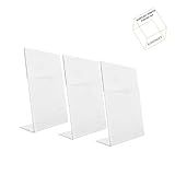 Display Porta Folha A4 Acrílico - KIT 3 UNID