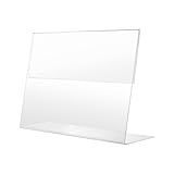 Display Porta Folha A4 Horizontal Em Acrílico