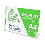 Display Porta Folha L Horizontal Super