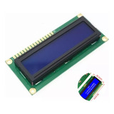 Display Tela Lcd 16x2 1602 Backlight Azul Arduino Rasp C/