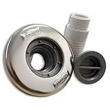 Dispositivo De Aspiração Pratic Com Luva Adaptadora ABS-Inox 304 Piscina De Alvenaria 1-1-2- -tubo 50mm-