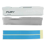 Dissipador Branco Para Memória Ram Ddr2 Ddr3 Ddr4 C Logo