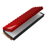 Dissipador Calor Aluminio Thermal Pad Ssd M 2 2280 Vermelho