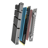 Dissipador Calor Alumínio Thermal Pad Ssd Nvme M 2 2280 Jeyi