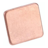 Dissipador Chapa Cobre Chipset Cpu Gpu 15x15mm 1mm