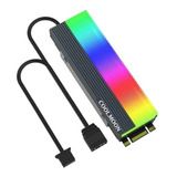 Dissipador De Calor Argb 5v 3 Pinos Ssd M 2 Nvme Coolmoon